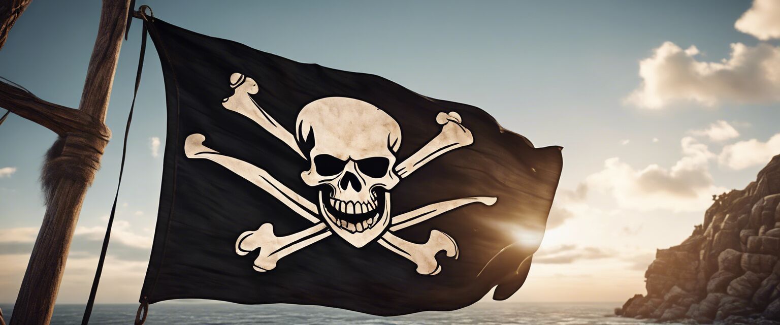 Custom pirate flag