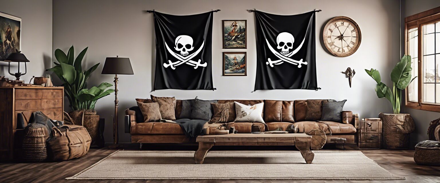 Pirate flag decor