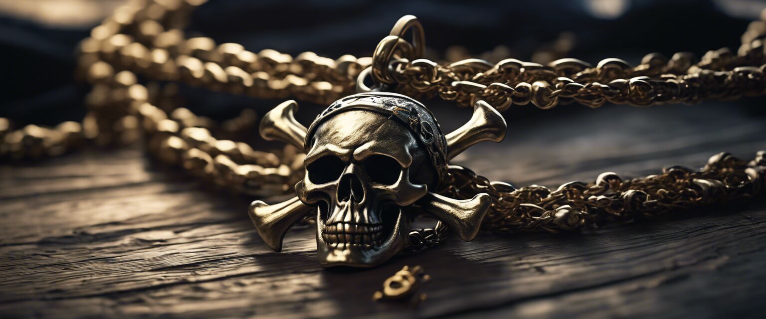 Collection of pirate necklaces